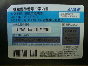 SS-2795-03 ANA株主優待券 2024年5月31日まで (必ず要望欄に通知or発送を記載してください) 送料無料 1枚