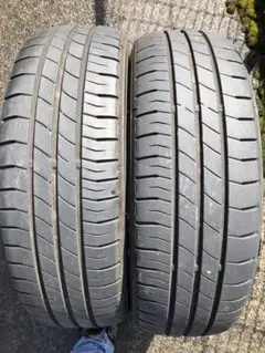 165/55R15 2本セット!! DUNLOP  LEMANS V  中古品