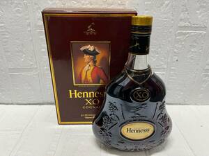 未開栓 Hennessy ヘネシー XO ブランデー 700ml クリアボトル 金キャップ 洋酒 爆安 99円スタート