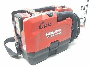 (1円スタート！) HILTI ヒルティ 充電式 バキュームクリーナー VC 75-1-A22 充電式集じん機 集塵機 掃除機 動作良好 A2285