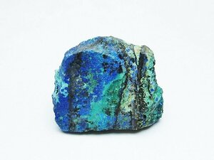銀座東道◆極品天然AAAAAアズライト 藍銅鉱 ブルーマラカイト 原石[T485-3469]