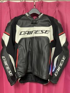 月末値引き 未使用品 DAINESE ダイネーゼ レーシング3 D-AIR レザージャケット サイズ52