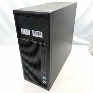 1円～ HP Z240 Tower Workstation Xeon E3-1270 v5 3.6GHz/16GB/SSD256GB/DVDマルチ/Quadro P400/OS無/動作未確認【同梱不可】