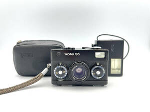 【1円〜/Rollei/極美品/希少】ローライ35 35Carl Zeiss Tessar 1:3.5 f=40mm コンパクトカメラ フィルムカメラ【ケース付/ストロボ付】