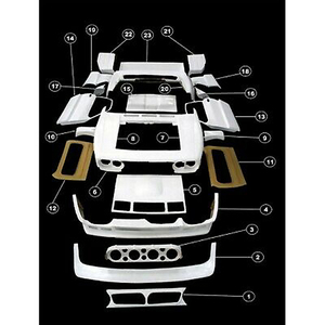 LANCIA 037 Rally ランチア 037 ラリー FRP ボディパーツ トータルセット　新品