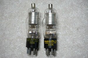 [SK][C4231660] Western Electric ウエスタンエレクトリック 310A 真空管 2本セット