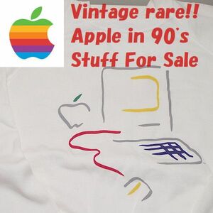 ヴィンテージ アップル ピカソ スエット /Apple Picasso vintage sweatshirt in 90s/condition:NEW /for promotion sales /Hanes US Size:L