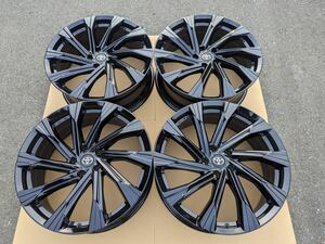 美品 トヨタ 80系 ハリアー TRD GR PARTS ENKEI製 純正OP 20インチ 7.5J +36 PCD114.3 黒塗装品 4本　