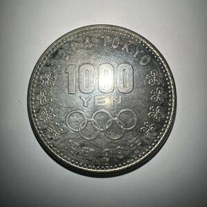 【TM0422】1964年 東京オリンピック 記念 千1000円 銀貨 通貨 貨幣 硬貨 コイン レトロ アンティーク コレクション