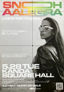 SNOH AALEGRA (スノー・アレグラ) LIVE IN TOKYO 2024 チラシ 非売品