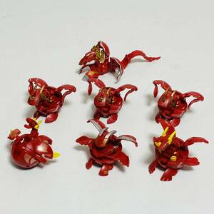 【中古品】SEGATOYS セガトイズ 爆丸 7個セット ノヴァ・パーシバル ドラゴノイド 陽ナギナ カオス・ドラゴノイド etc. フィギュア