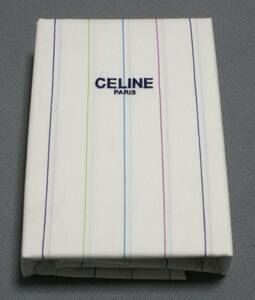 ★保管品　CELINE PARIS　セリーヌ　フラットシーツ　サイズ１４０×２４０ｃｍ　綿１００％　西川産業★