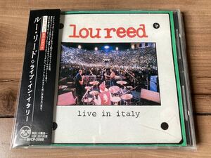 CD★ルー・リード / ライブ・イン・イタリー　帯付　旧規格盤