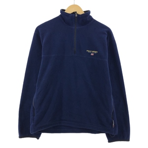 古着 ラルフローレン Ralph Lauren POLO SPORT ポロスポーツ ハーフジップ フリースプルオーバー メンズL /eaa376562 【SS2403】