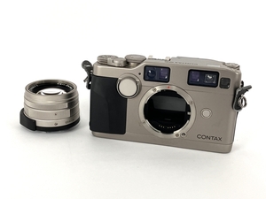 CONTAX G2 ボディ Carl Zeiss Planar T＊ 2/45 レンズ セット 中古 訳有 Y8680856