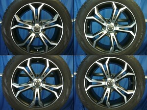 8分山！ボルボ用VSTタイプPLS＋ピレリ スタッドレス◆18インチ8J＋49 5穴PCD108●235/55R18●4本●XC60 V90クロスカントリー●(fW042