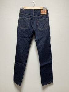 美品☆濃紺 [DENIME] Lot:765 66XXモデル 14.7oz インディゴデニムパンツ 30 革パッチ セルビッチ 日本製 ドゥニーム