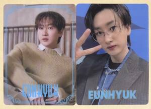 SUPER JUNIOR SJ ウニョク ヒョク EUNHYUK Japan Special Event 2022 Return of the KING ペンミ グッズ クリア トレカ 2種 コンプ セット