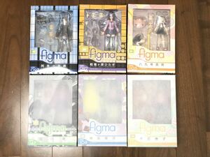 ★全て未開封★figma 化物語 6体セット　阿良々木暦 戦場ヶ原ひたぎ 八九寺真宵 神原駿河 千石撫子 羽川翼　マックスファクトリー