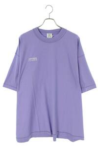 ヴェトモン VETEMENTS 24SS UE64TR600VV サイズ:XS トーナルインサイドアウトエンブロイダリーロゴTシャツ 新古品 SB01