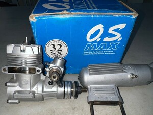 OS MAX32SX エンジン ＋ マフラー E-3030