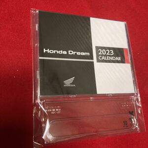 【HONDA・卓上スタンド型カレンダー】2023年　令和5年度版　非売品　企業PR ホンダ　バイク購入粗品品　プラスチックスタンド【22/12 D1】