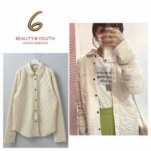 6 ROKU ロク QUILTED SHIRT キルト シャツ　キルテッドシャツ　22215