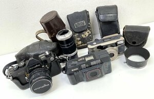 まとめ売り☆MINOLTA/ミノルタ SR-7 D57KB ROKKOR-TC　RICOH/リコー TF-500D　Konica/コニカ Z-up150VP カメラ レンズ パーツ 昭和 レト