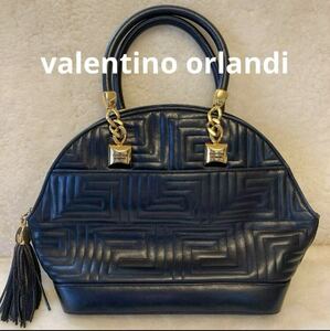 ☆ valentino orlandi ☆ 本革 レザー ハンドバッグ