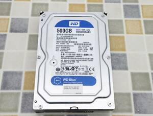 ∨ 500GB｜SATA ハードディスク 3.5インチ｜Western Digital ウェスタンデジタル WD5000AAKX 内蔵 HDD｜ フォーマット済み ■N8404