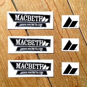非売品 MACBETH マクベス ステッカー サーフィン スケートボード スニーカー パンク ロック カスタム