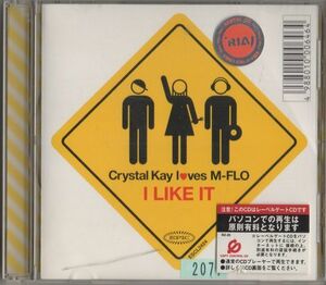 CD★Crystal Kay loves M-FLO／I LIKE IT★レンタル盤