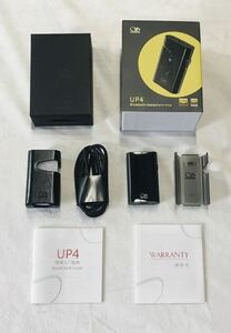 【現状品】SHANLING UP4 ヘッドホンアンプ別売りケース付き Bluetoothアンプ DAC ヘッドフォンアンプ ポータブルバランス