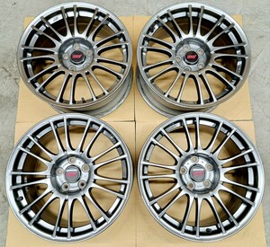 スバル WRX STI 純正 BBS ホイール 4本セット GDB GRB GVB VAB 鍛造 レヴォーグ 8.5J 114.3 ブレンボ 18インチ フォレスター アウトバック