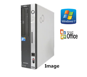 中古パソコン Windows 7 Pro 64bit Microsoft Office Personal 2013付 富士通 ESPRIMO Dシリーズ Celeron～ メモリ2G HDD250GB