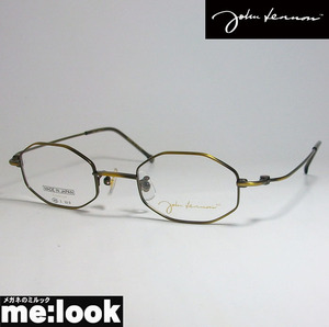 John Lennon　ジョンレノン 日本製 made in Japan クラシック 眼鏡 メガネ フレーム JL1104-3-46 度付可 アンティークゴールド