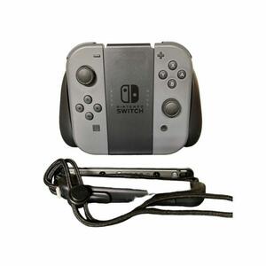 Switch Joy-Con グレー　Joy-Conグリップ ストラップ Nintendo 任天堂 ニンテンドー スイッチ ジョイコン