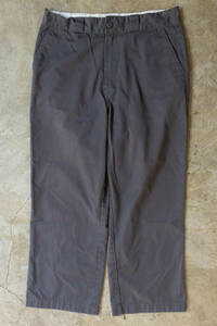 coen WKワークチノパンツ DK.GRAY L　7540-621-0186　USED コーエン