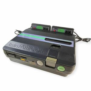 ★TWIN FAMICOM ツインファミコン AN-505 ブラック カセット ディスク レトロ ゲーム機 本体のみ SHARP ジャンク 現状品 中古品 管理K10