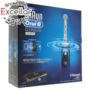 【中古】Braun 電動歯ブラシ オーラルB ジーニアス9000 D7015256XCTBK ブラック 展示品 [管理:1150026065]