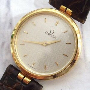 m001 Y3 オメガ 金無垢 レディース腕時計 クォーツ イエローゴールド Cal.1365 18K Solid Gold 750 OMEGA 591.7371Y ヴィンテージウォッチ