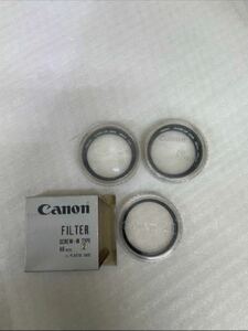 Canon CLOSE-UP 48mm 240/450/Canon FILTER 48mm 3点セット、現状品未確認ジャンク品
