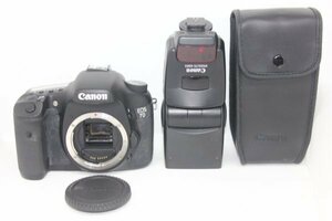 【まとめ売り】Canon デジタル一眼レフカメラ EOS 7D＋スピードライト 420EX #3345-237