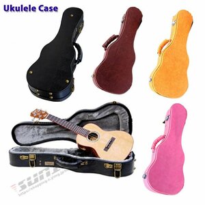 Ukulele Case ウクレレケース ウクレレ 楽器 ケース バッグ 木製ケース リュック ソプラノ コンサート クッション