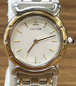 SEIKO セイコー CREDOR クレドール 5A70-0040 アナログ クォーツ ラウンド 腕時計