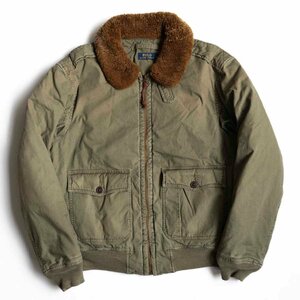 【最高級品】POLO RALPH LAUREN 【Ｂ-10型 フライトジャケット】L ボンバー ムートン ジャケット ラルフローレン 2403350