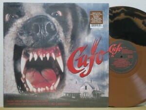 LP★CHARLES BERNSTEIN「CUJO クジョー」82年ホラー映画OST/スティーヴン・キング/犬ジャケ/黒×茶セントバーナード柄カラー盤/2017年US盤