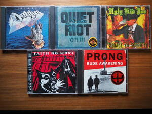 ◆◇送料無料/中古 メタル いろいろ CD5枚セット Dokken Quiet Riot Ugly Kid Joe Faith No More Prong PC確認済み◇◆