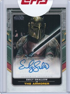 Topps スターウォーズ アーマラ エミリー スワロー 直筆サインカード Star Wars ボバフェット 2022 BOBAFET トップス マンダロリアン auto