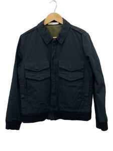 ALPHA INDUSTRIES◆フライトジャケット/M/ナイロン/BLK/無地/TA1049-001